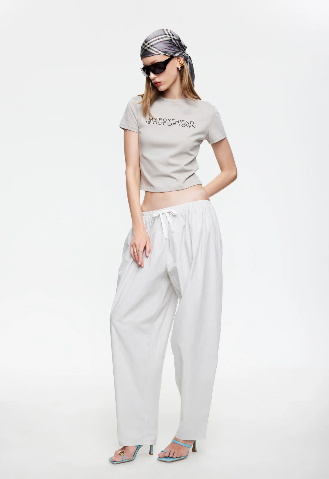 Aura Pant Grey Marle
