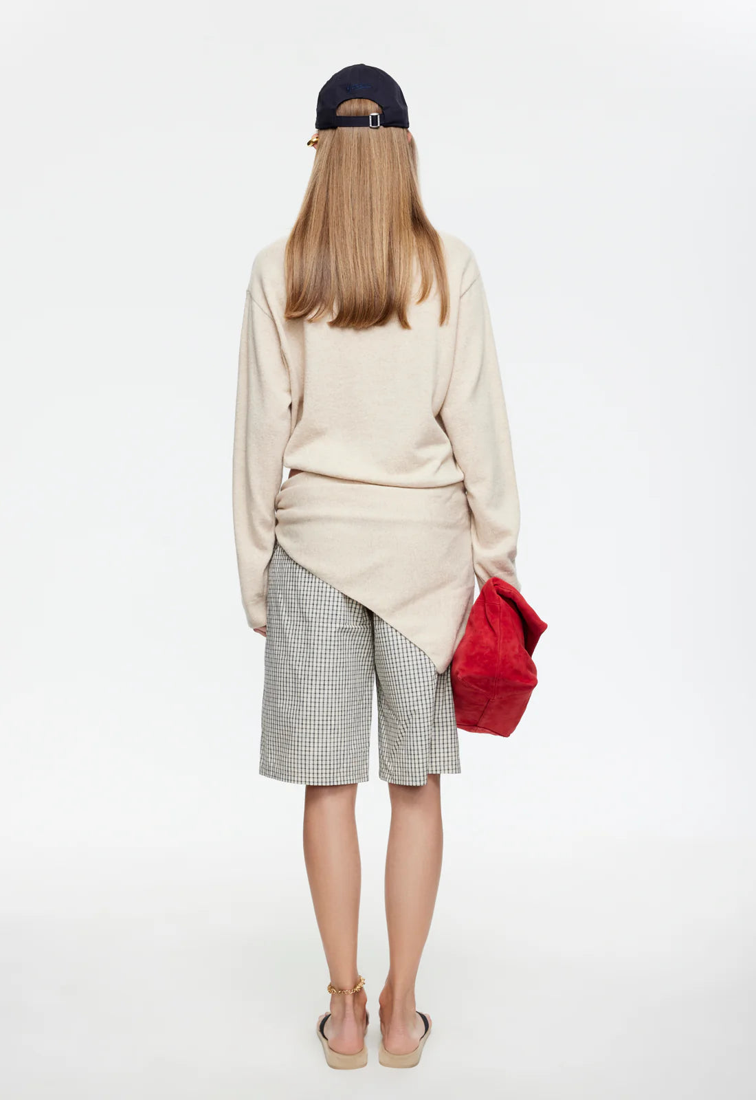 Sevigney Long Short Cream Check