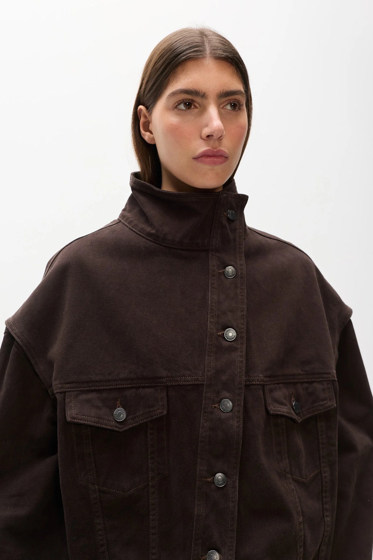 Loren Denim Jacket Java Overdye