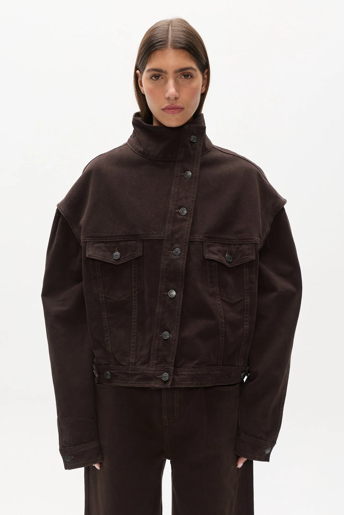 Loren Denim Jacket Java Overdye
