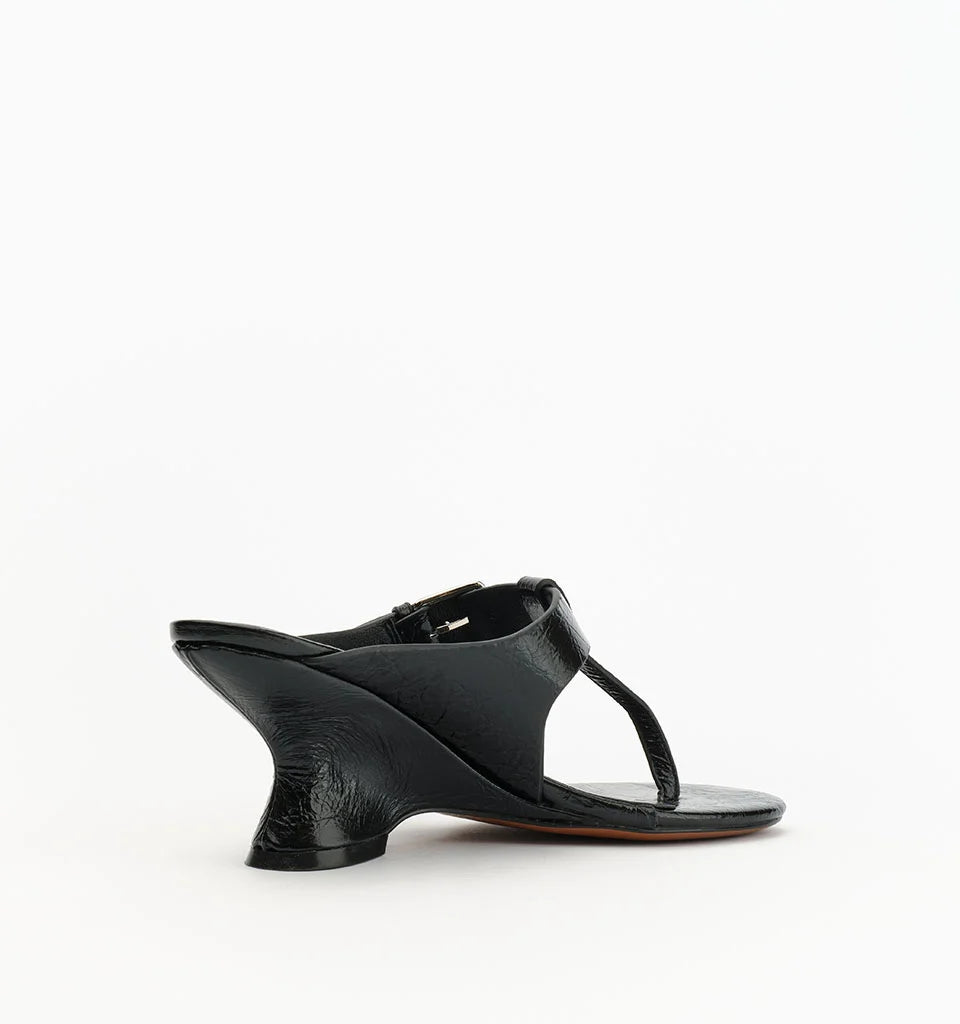Alias Mae Mila Black Oily Crinkle Leather