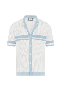 Owen Shirt White/Blue