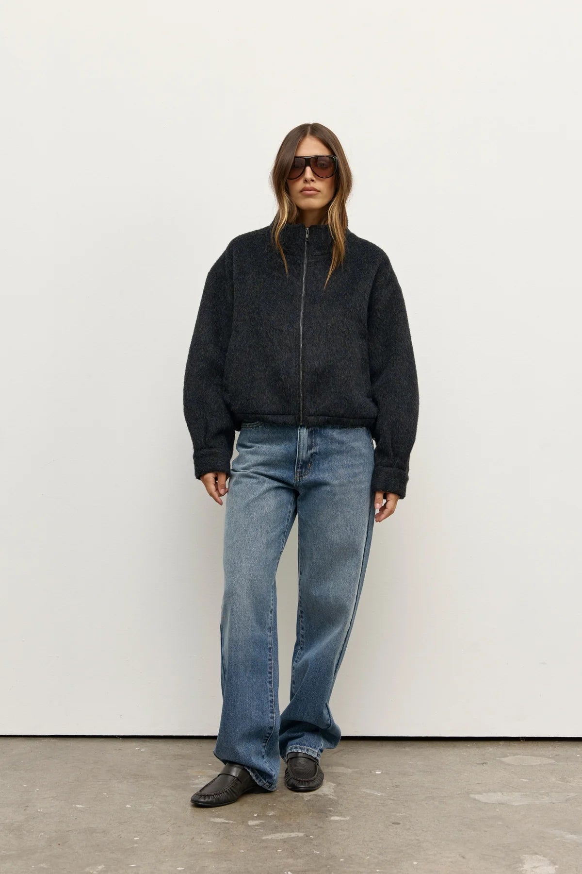 Preslie Bomber Deep Ocean