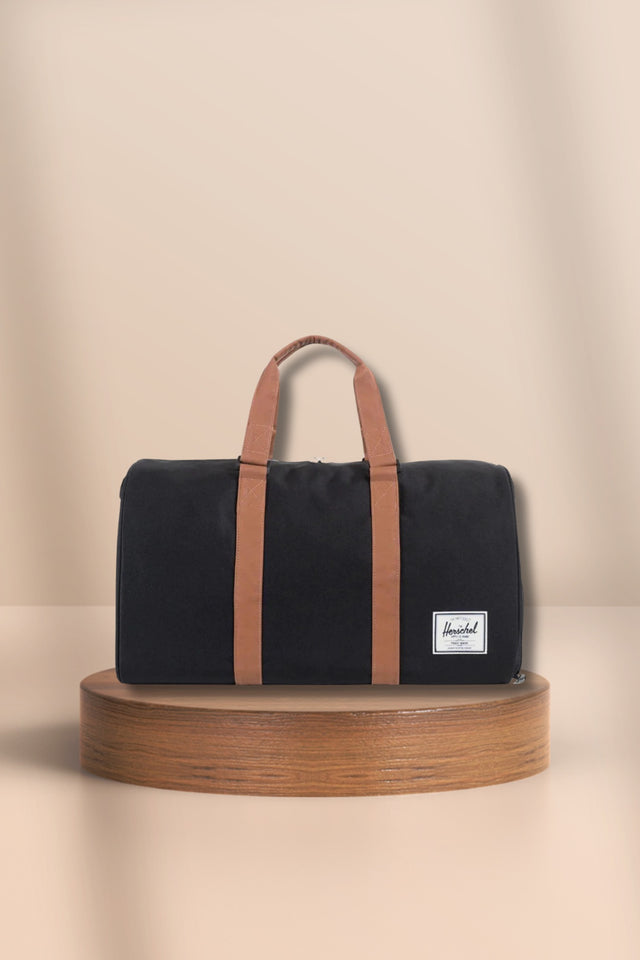 Herschel Novel Duffle Synthetic Leather Black/Tan