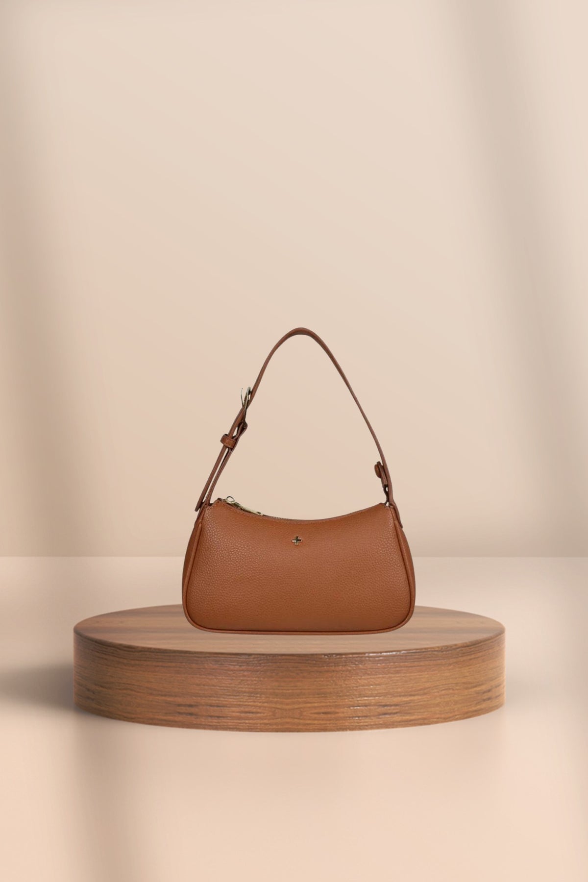 Gabi Shoulder Bag Tan Pebble