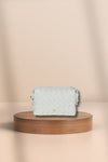 Xena Woven Bag White/Gold