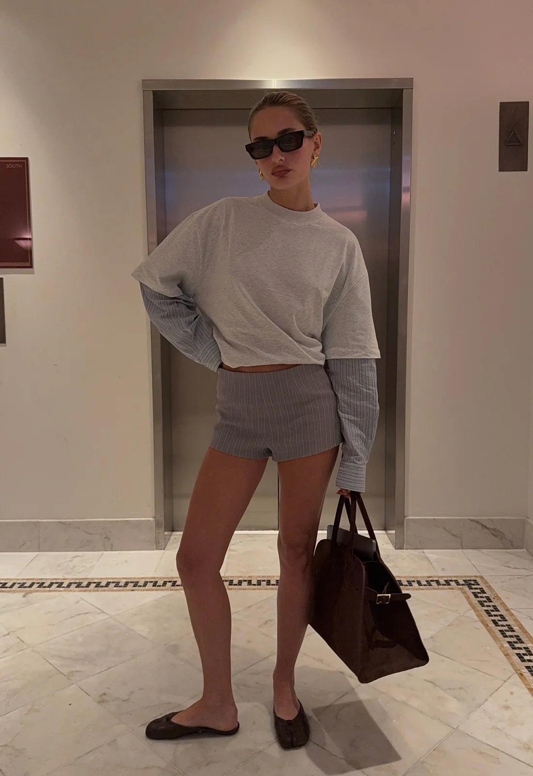 Bottega Shirt Grey