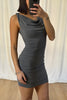 Kerri Mini Dress Charcoal