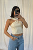 Tania Crop Beige