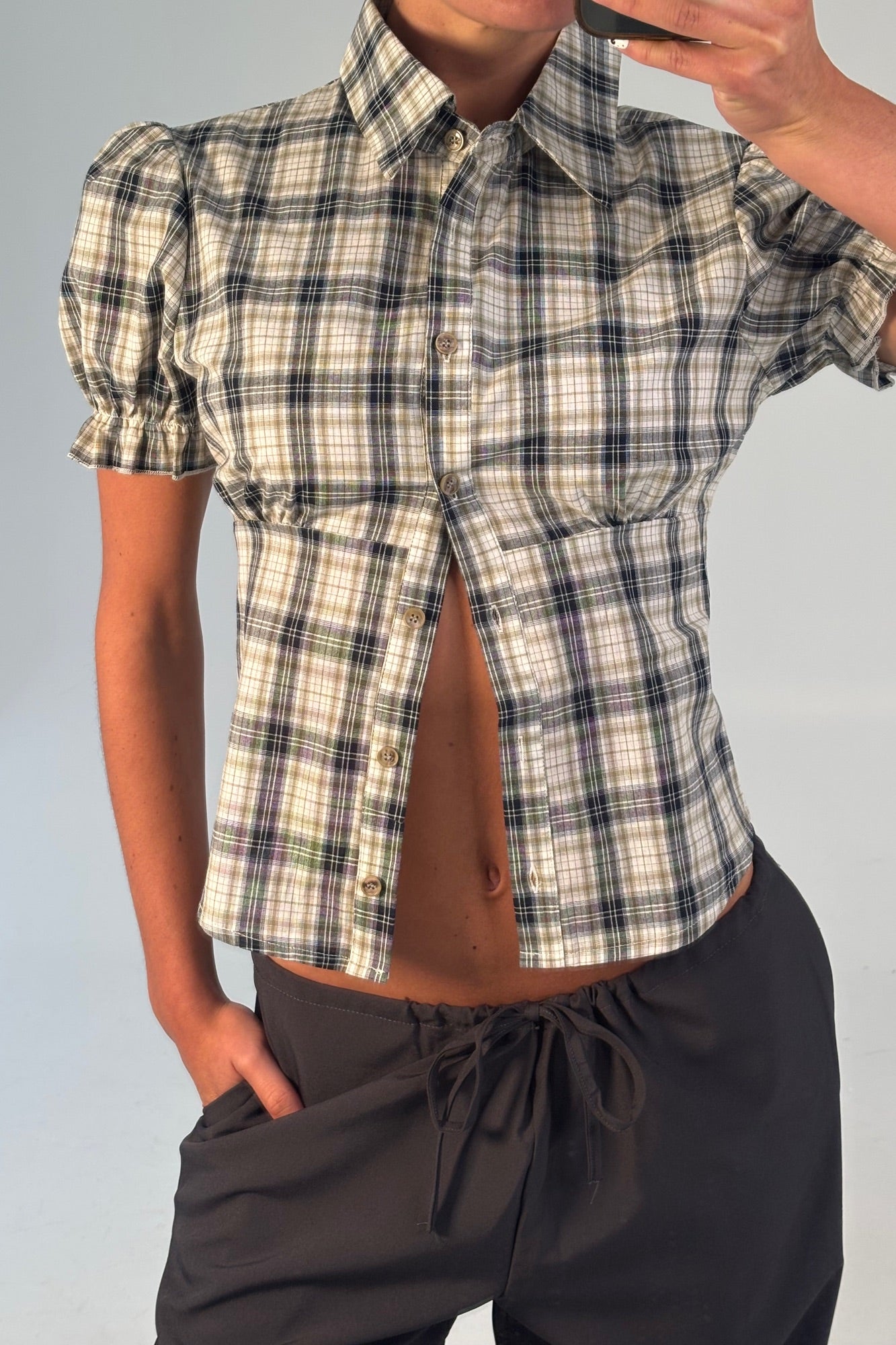 Astra Short Sleeve Shirt Beige