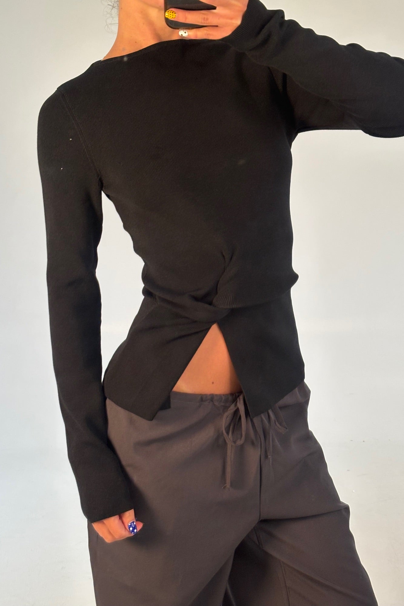 Yuki Long Sleeve Black