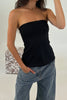 Tian Strapless Top Black