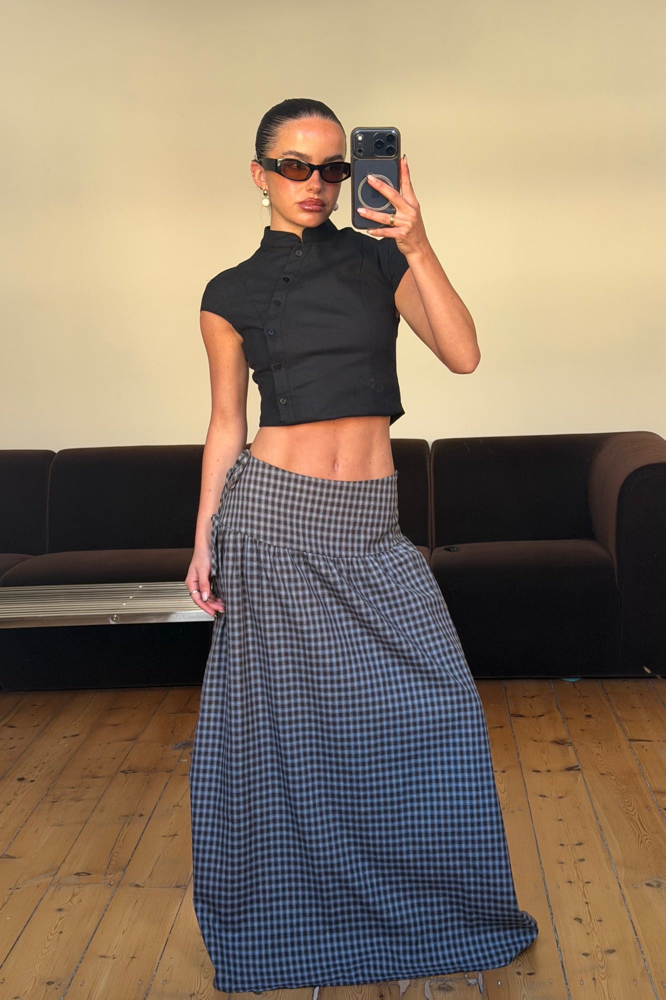 Rylan Maxi Skirt Sky