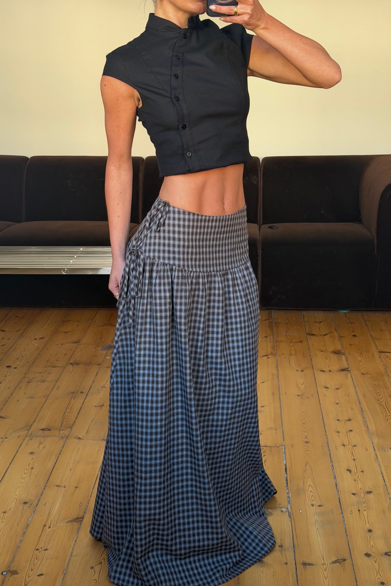 Rylan Maxi Skirt Sky