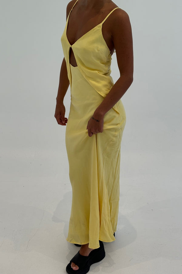 Talia Maxi Dress Lemon