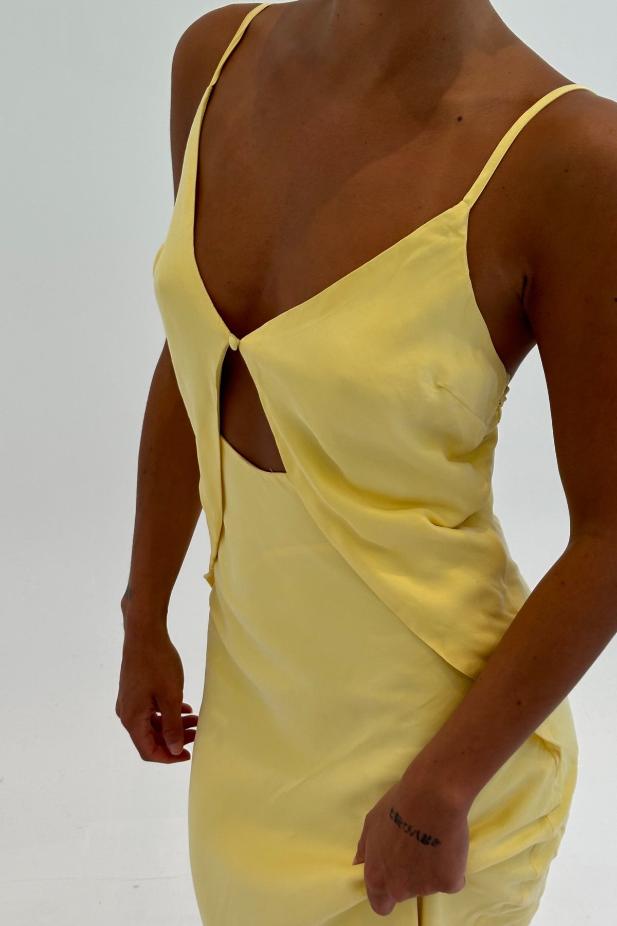 Talia Maxi Dress Lemon