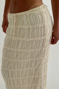 Maxine Maxi Skirt Cream