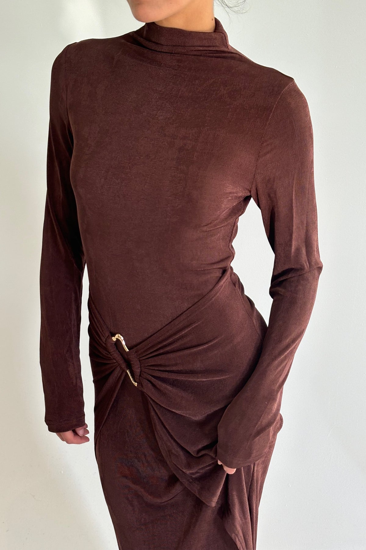 Culture Code Full Size My Muse Flare Sleeve Tiered Maxi Dress
