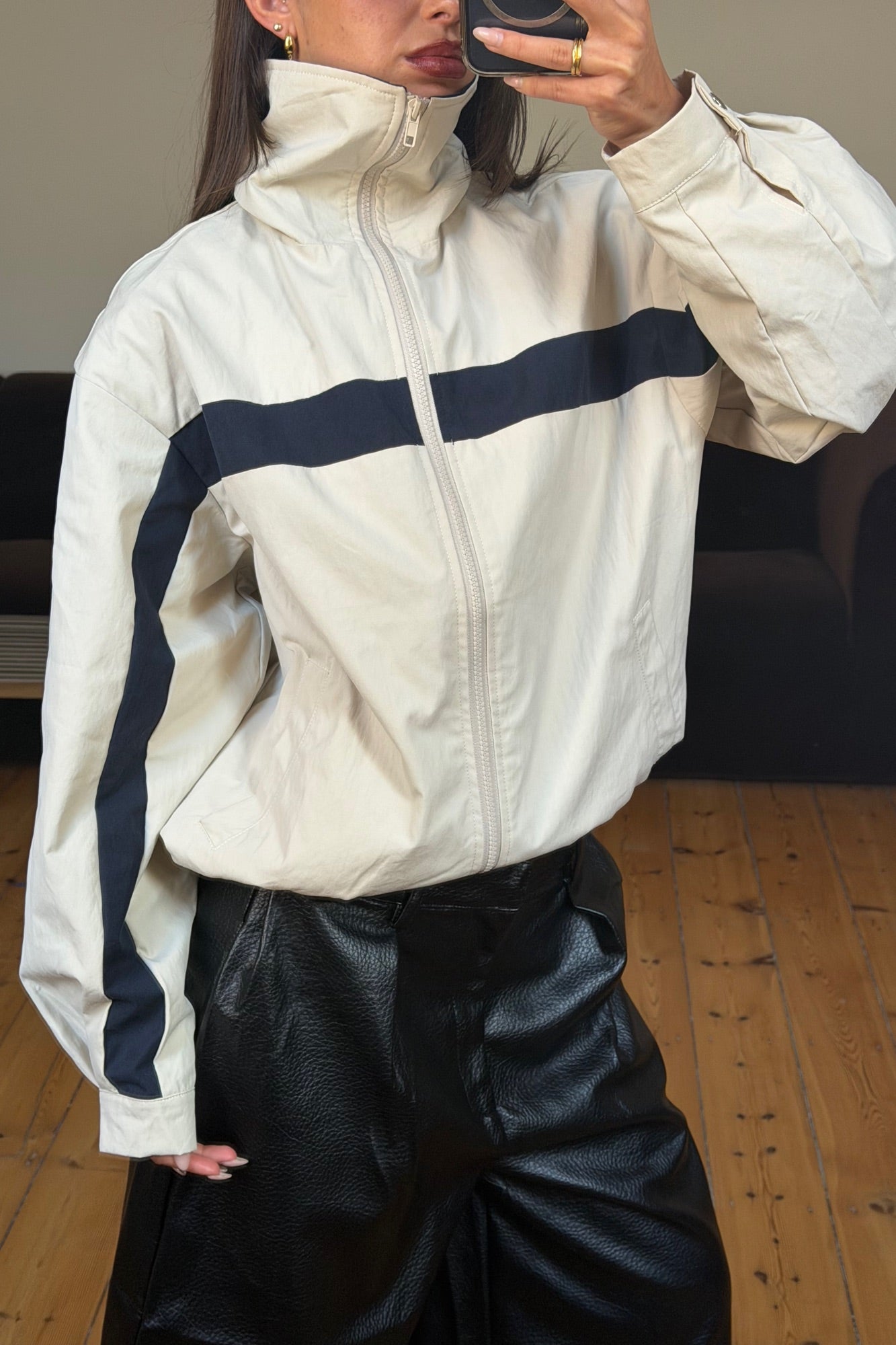 Evie Windbreaker Beige