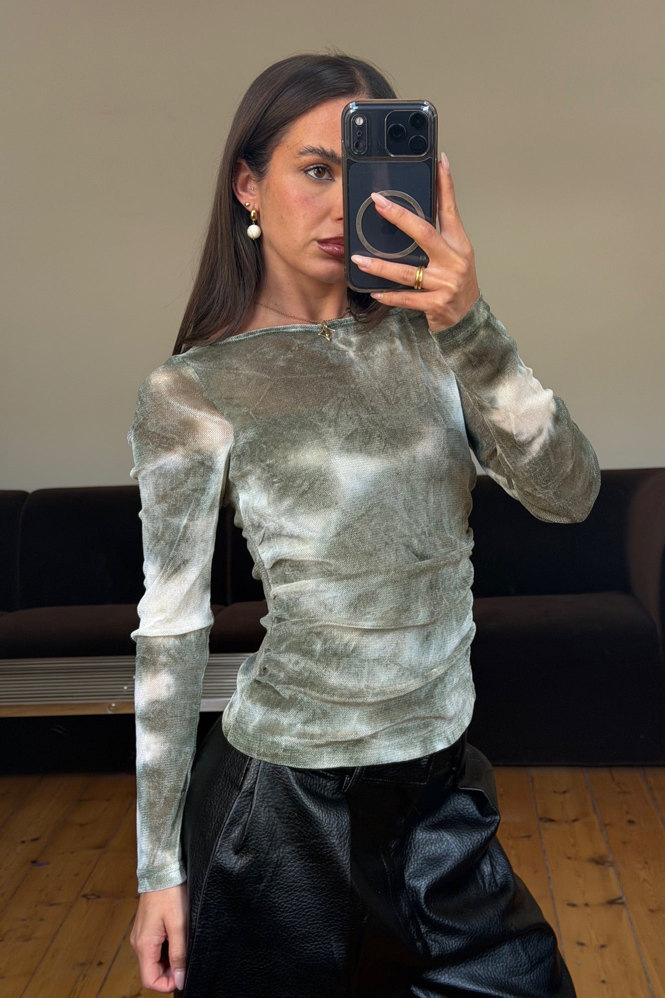Peta Long Sleeve Olive