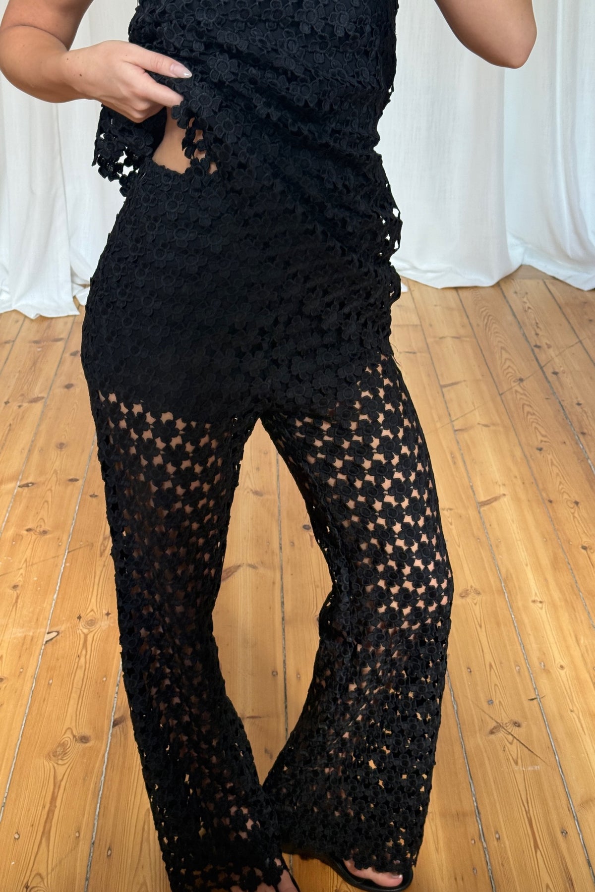 Wanda Lace Set Black