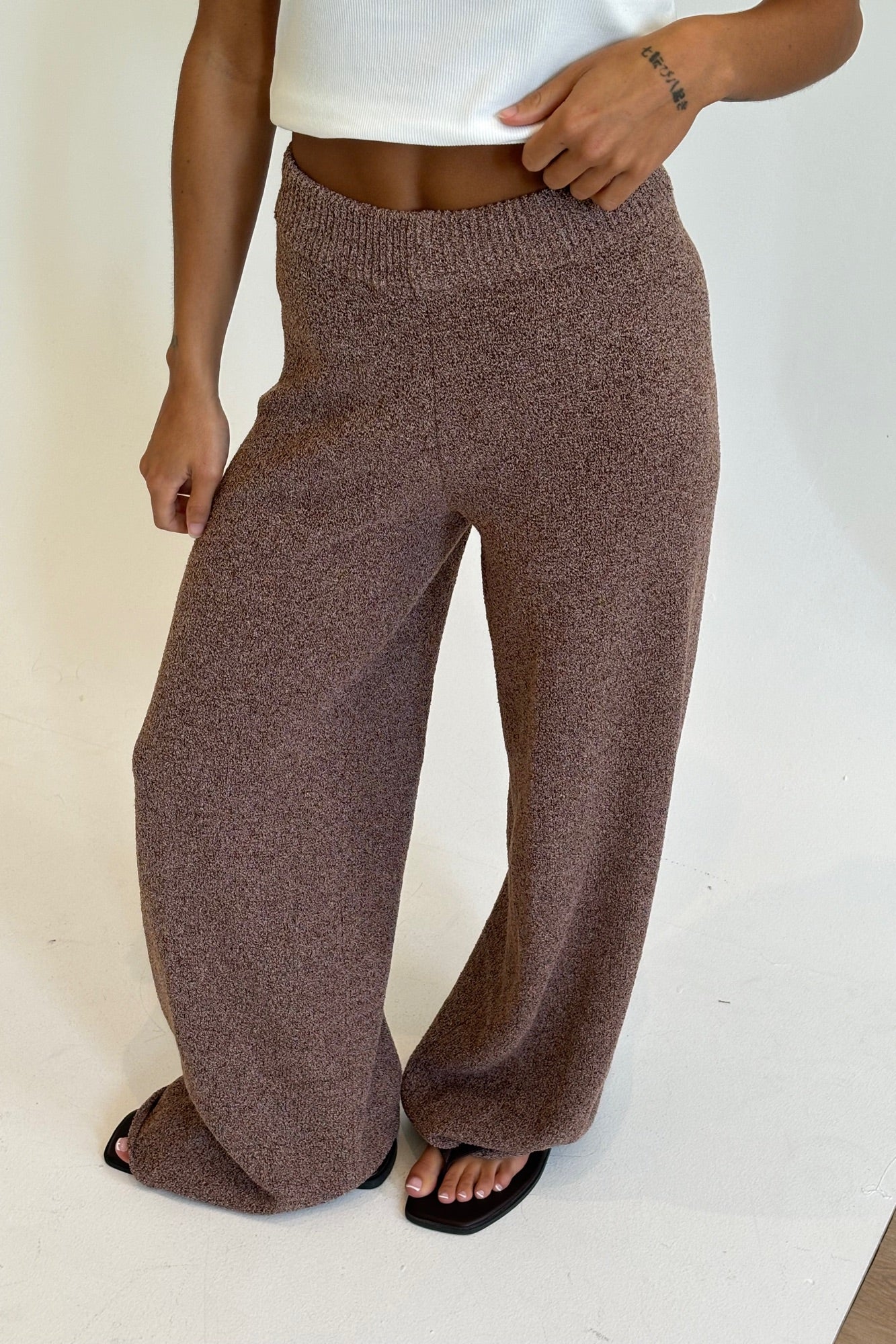 Jen Knit Pant Hazelnut