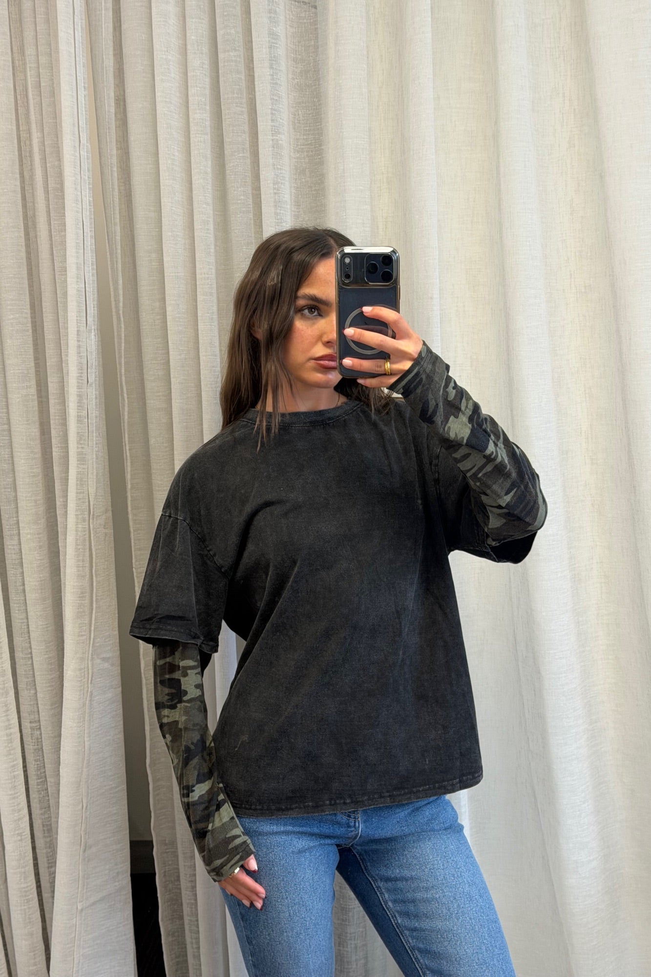 Celina Long Sleeve Camo
