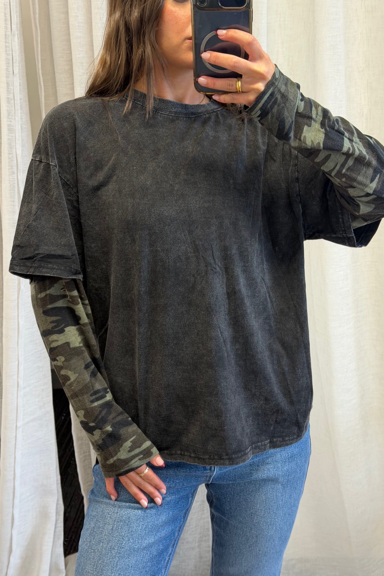 Celina Long Sleeve Camo