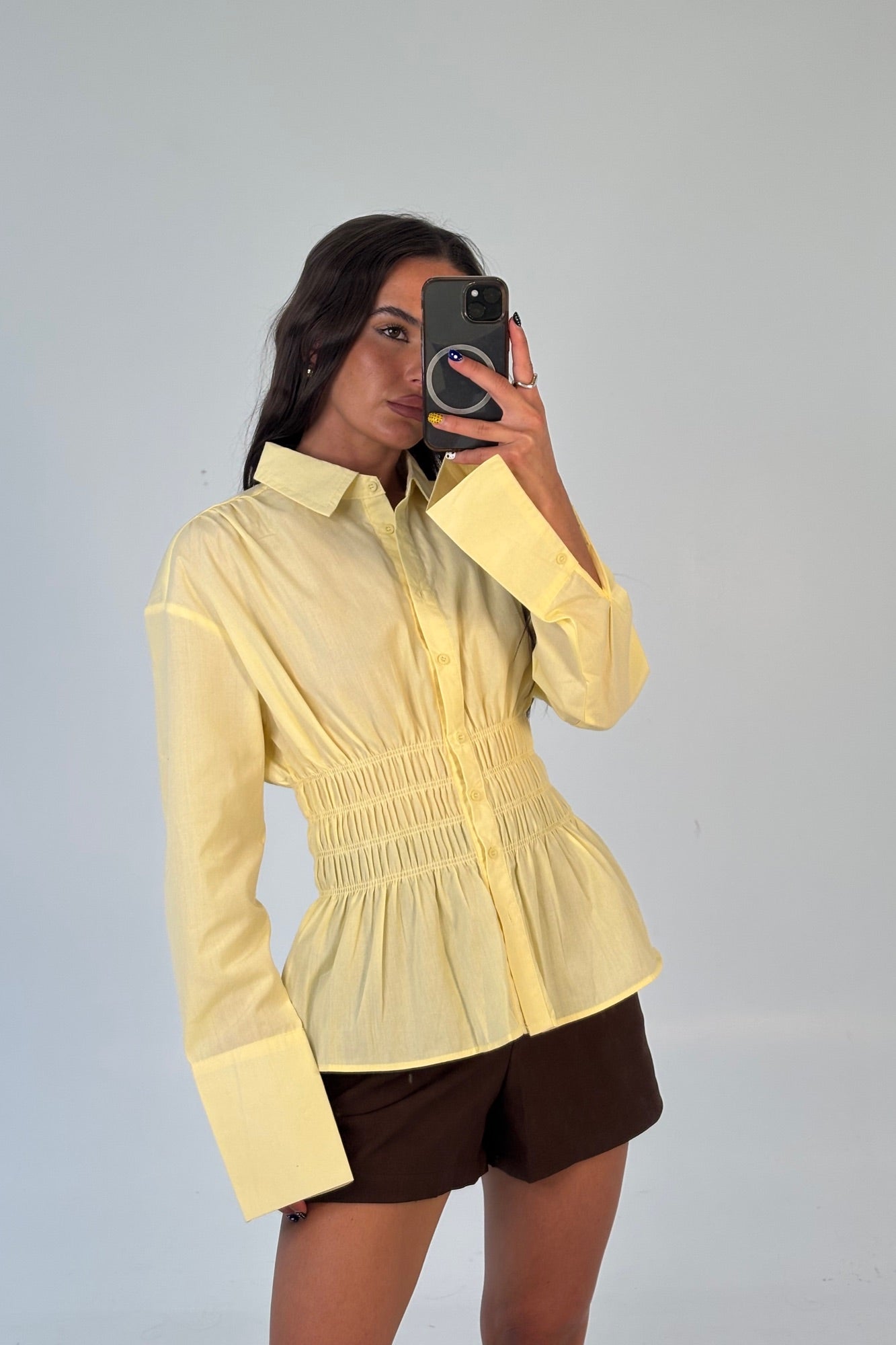 Nadine Shirt Lemon