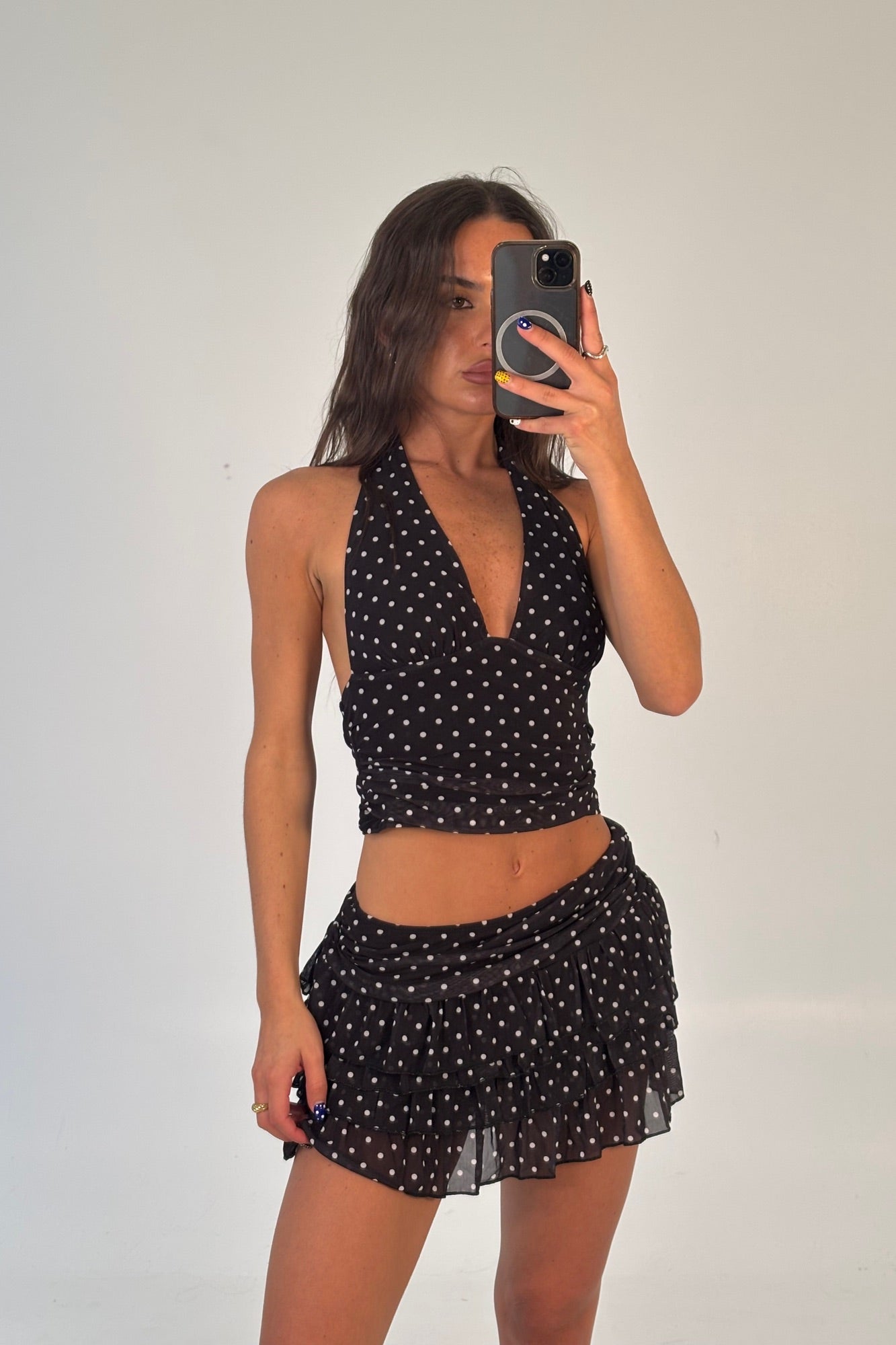 Lucia Mini Skirt Black