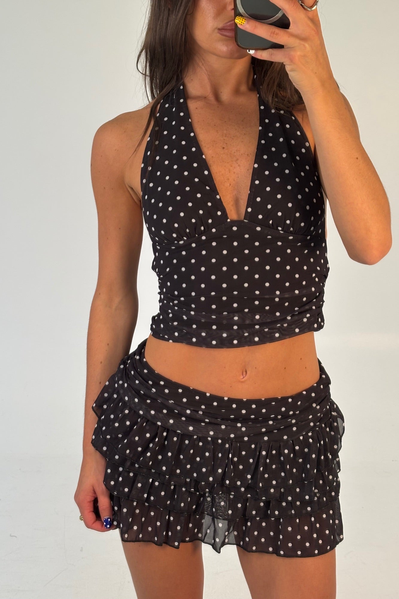 Lucia Mini Skirt Black