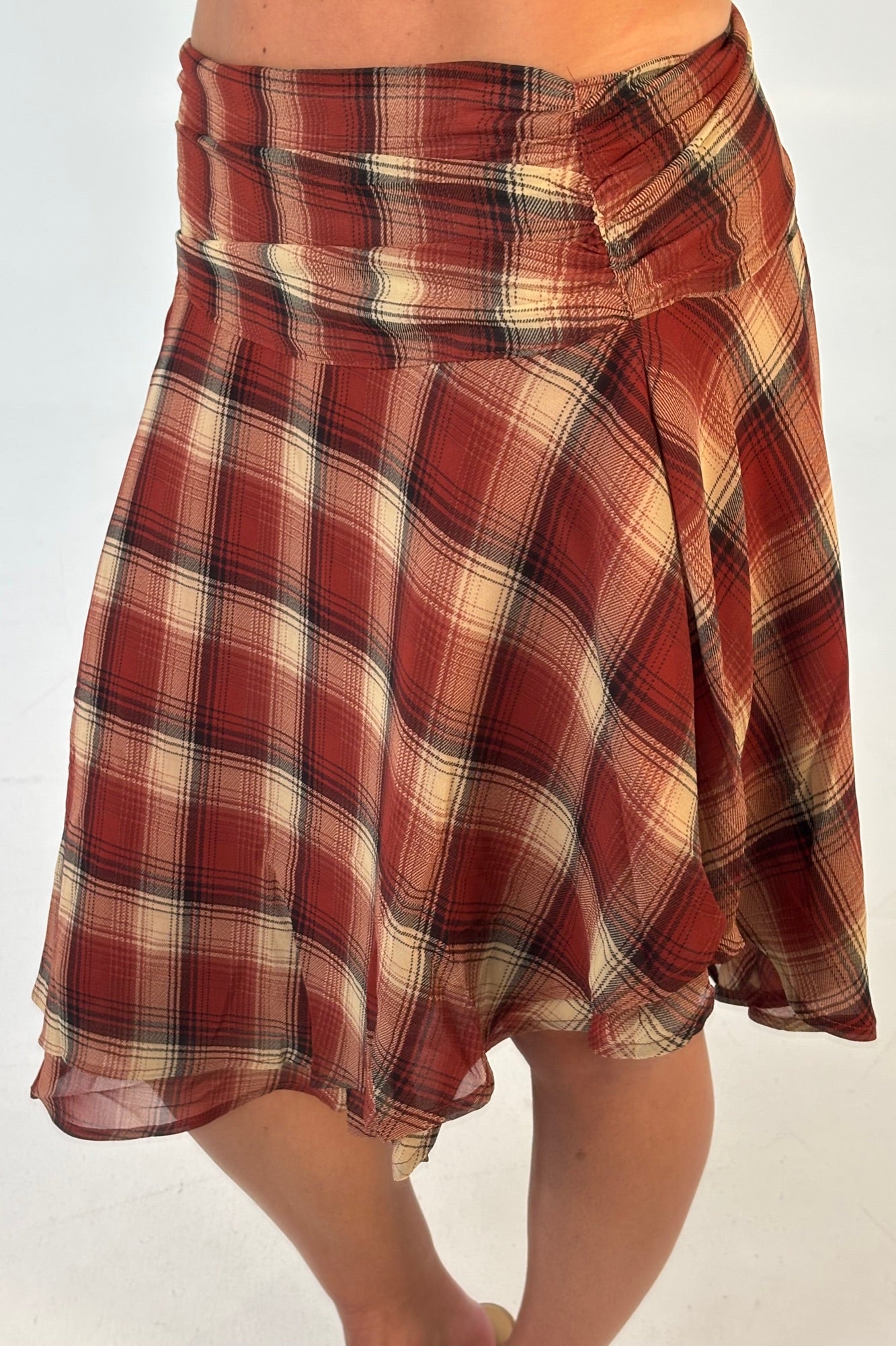Marlie Midi Skirt Wine