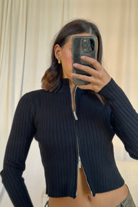 Linden Long Sleeve Top Black - FINAL SALE