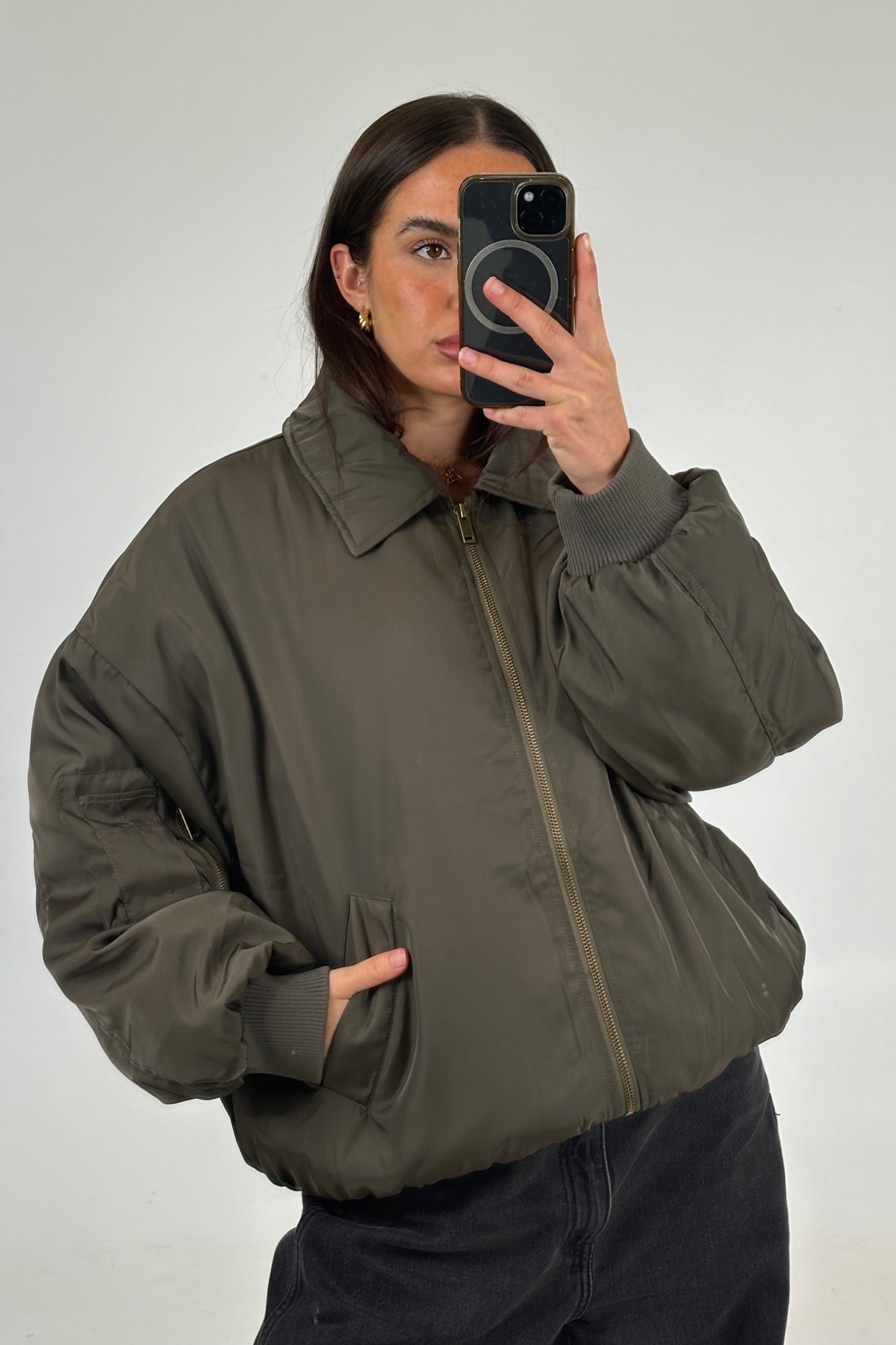 Blake Bomber Jacket Army