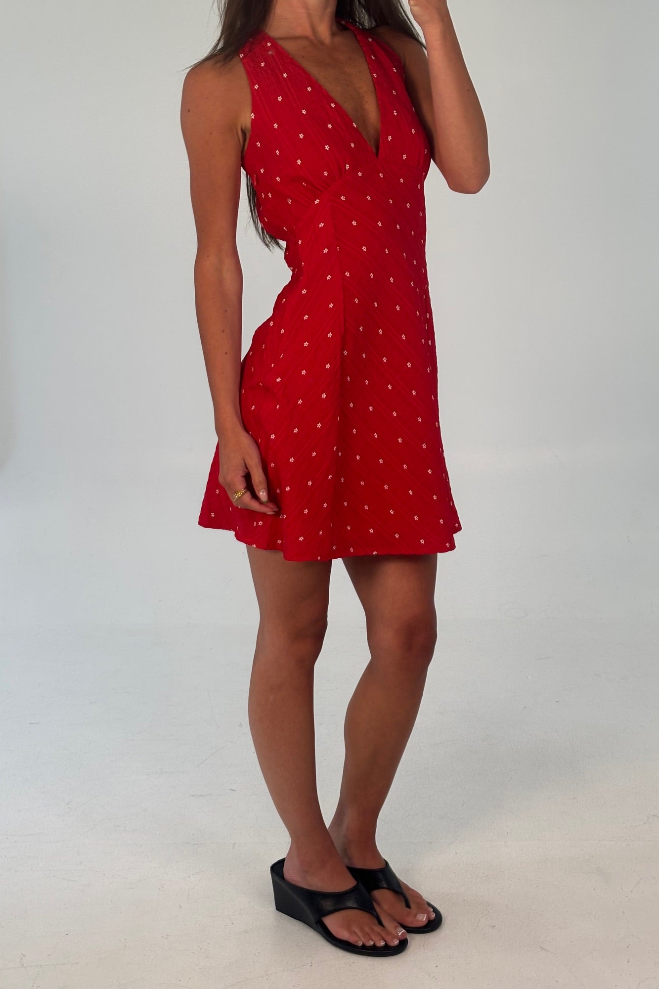Liza Mini Dress Cherry
