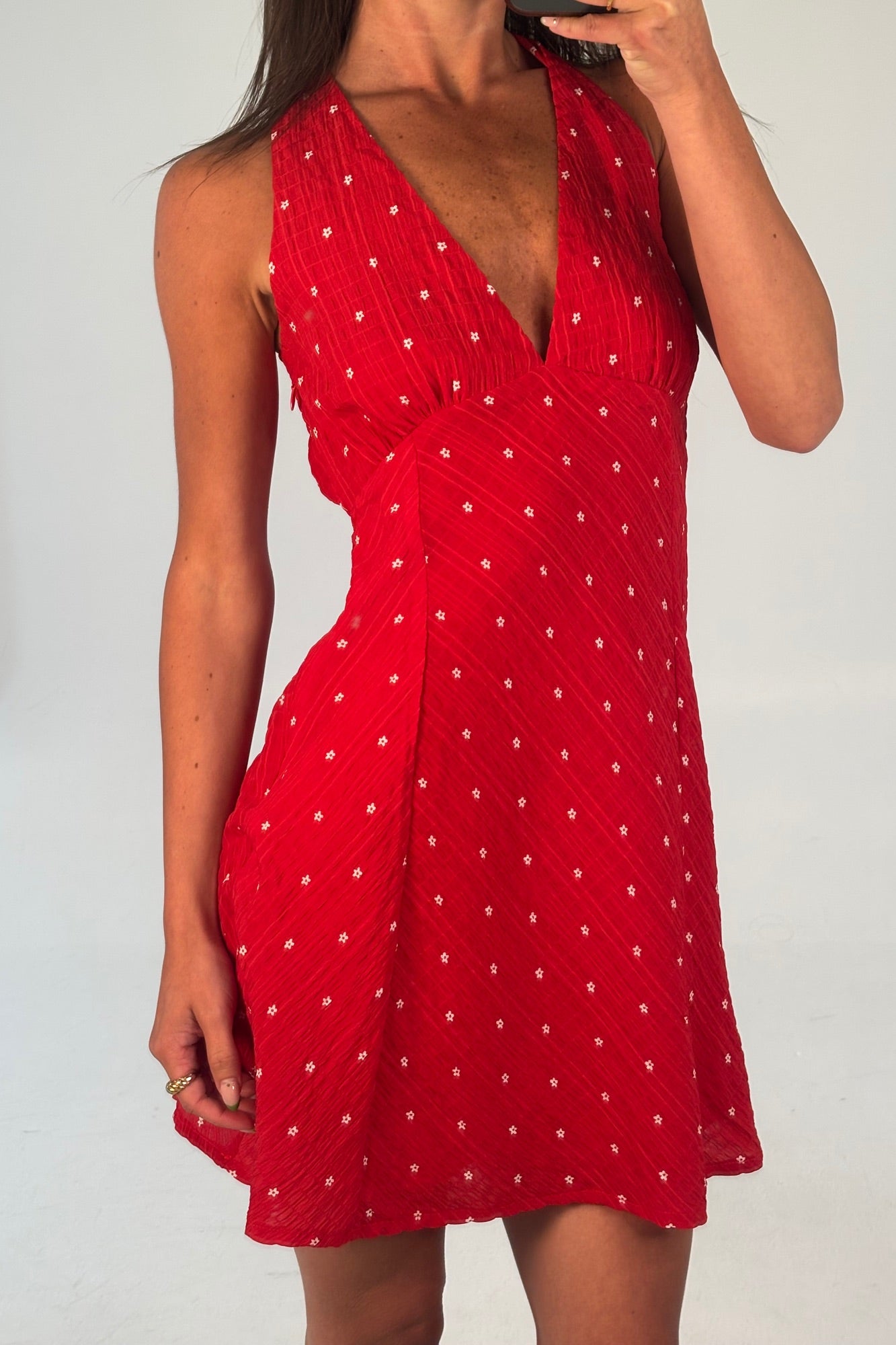 Liza Mini Dress Cherry