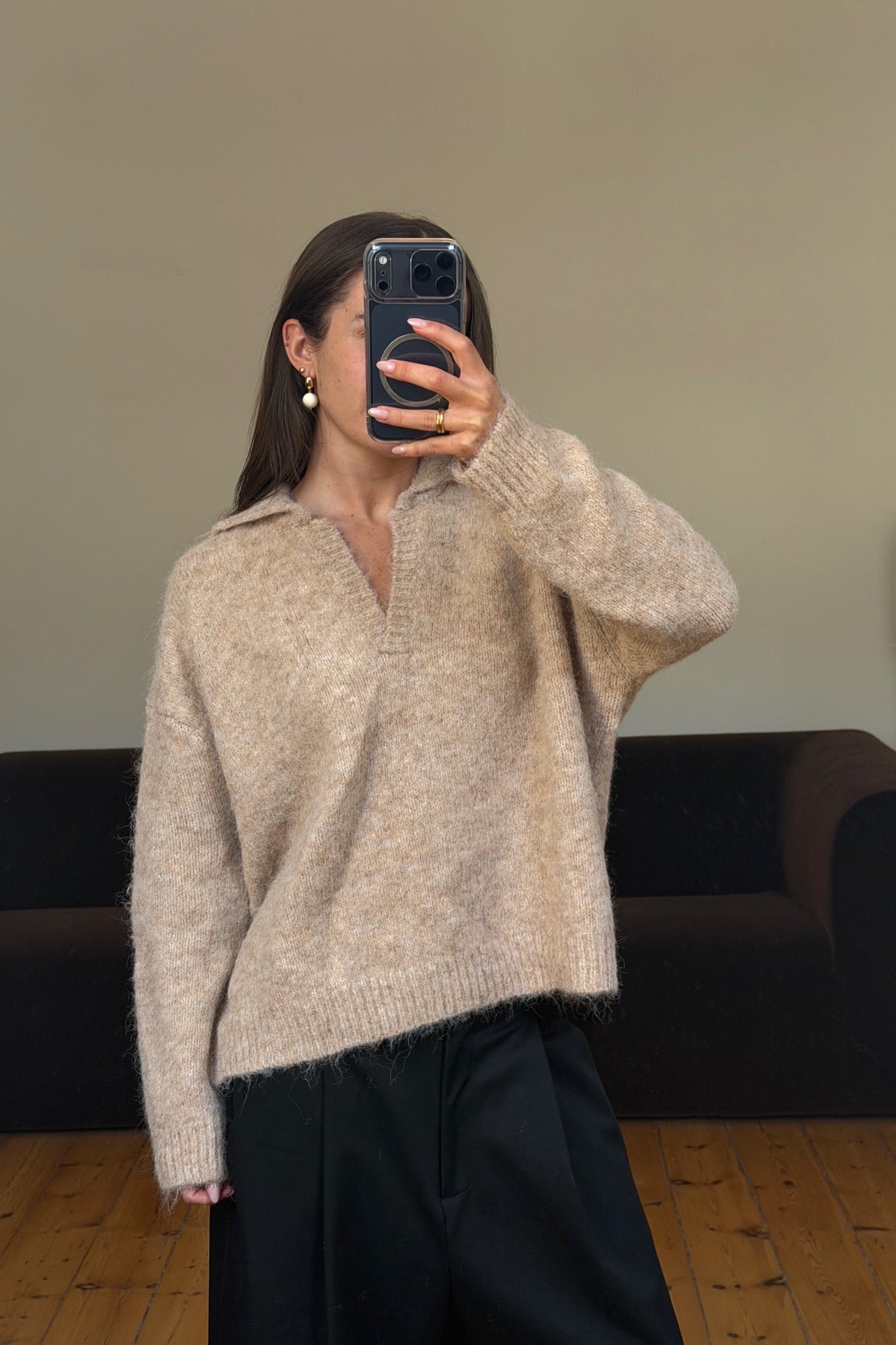 Wren Knit Jumper Cashew