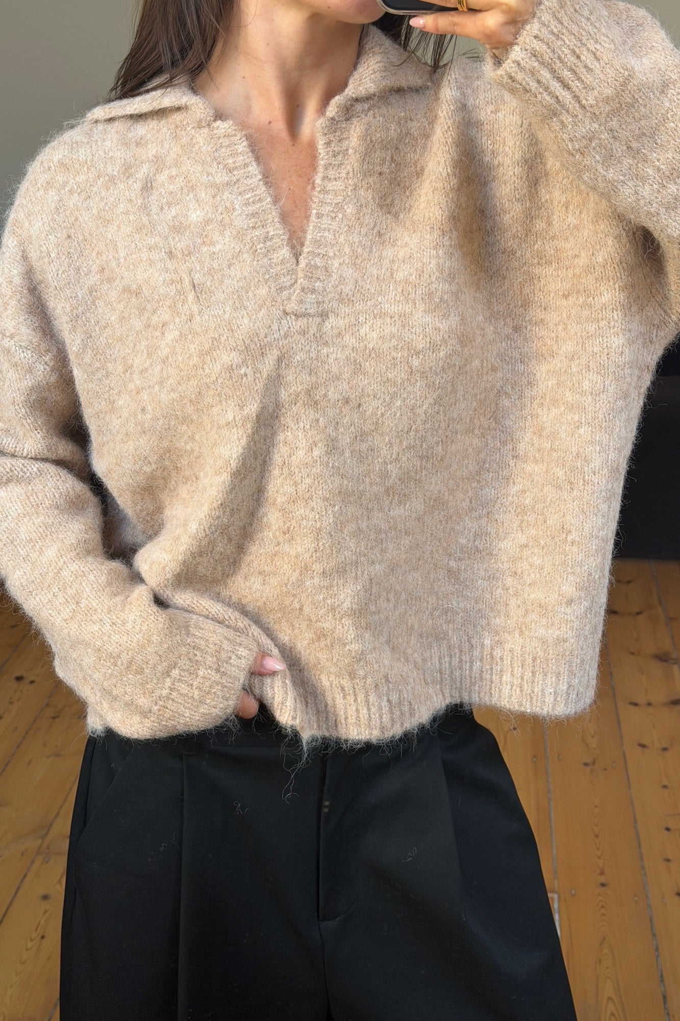 Wren Knit Jumper Cashew