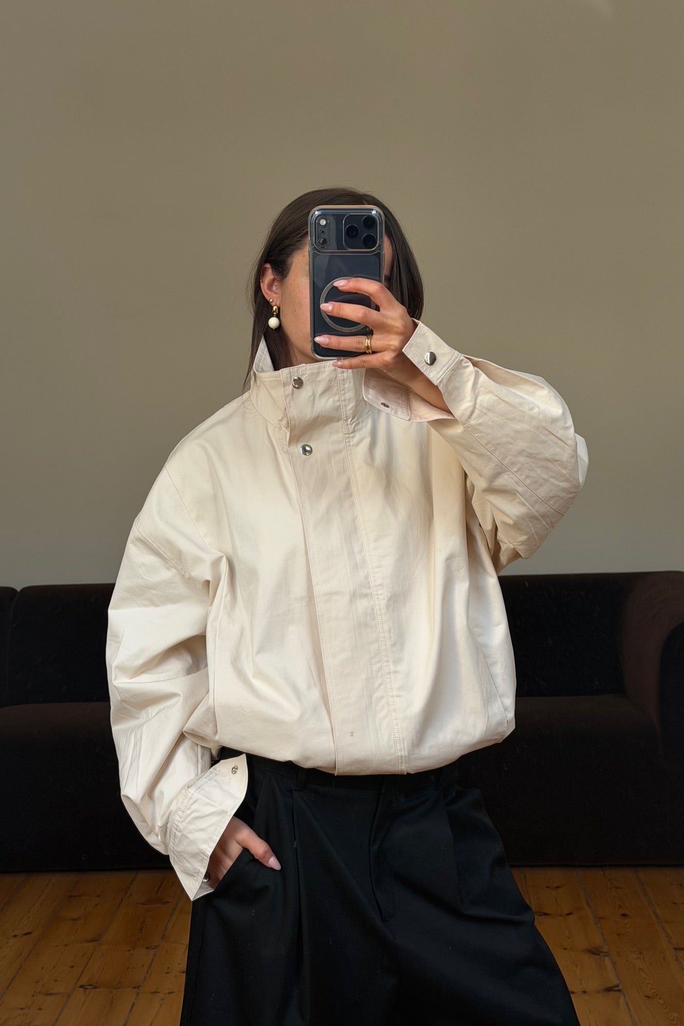 Graya Jacket Cashew