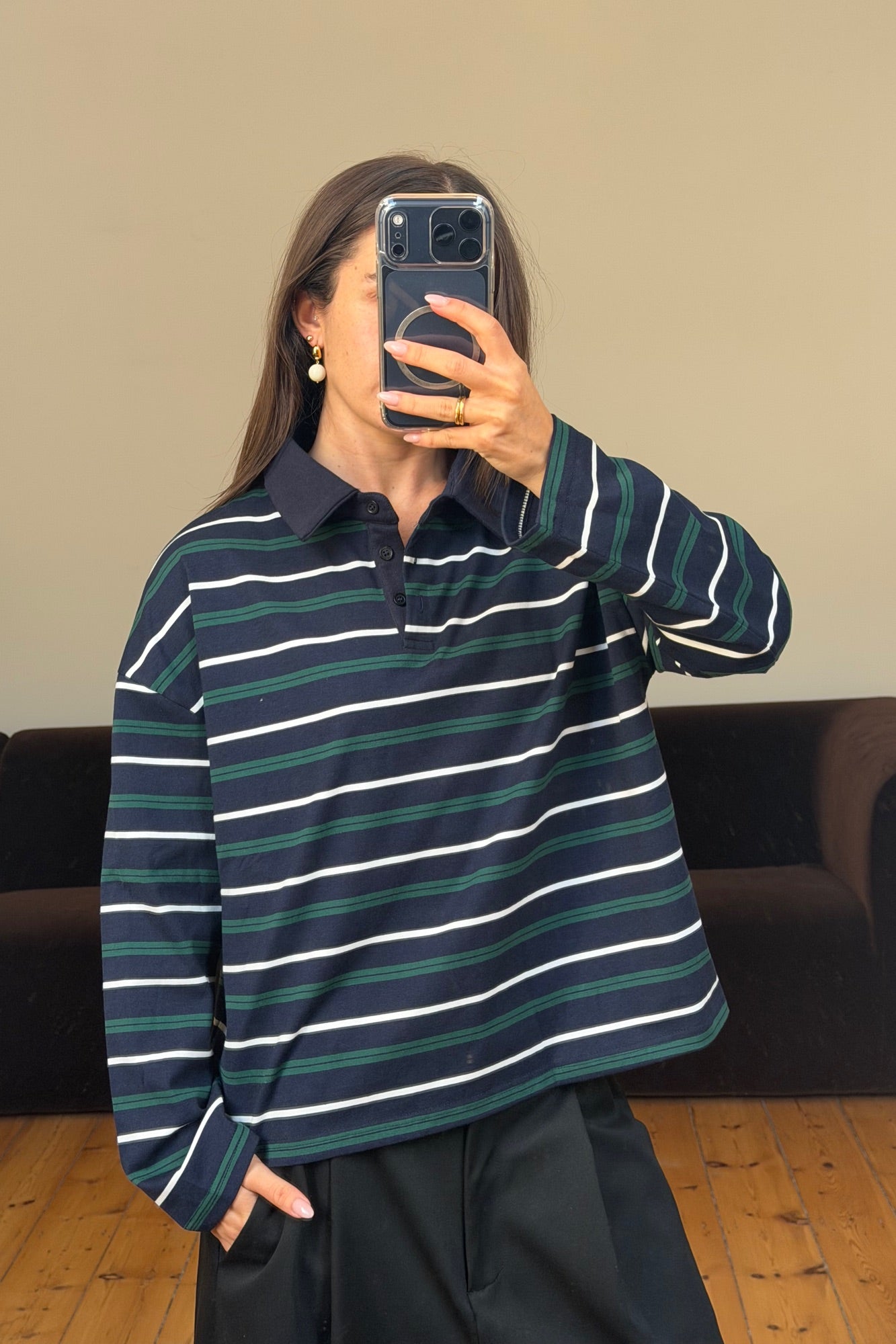 Jett Long Sleeve Navy