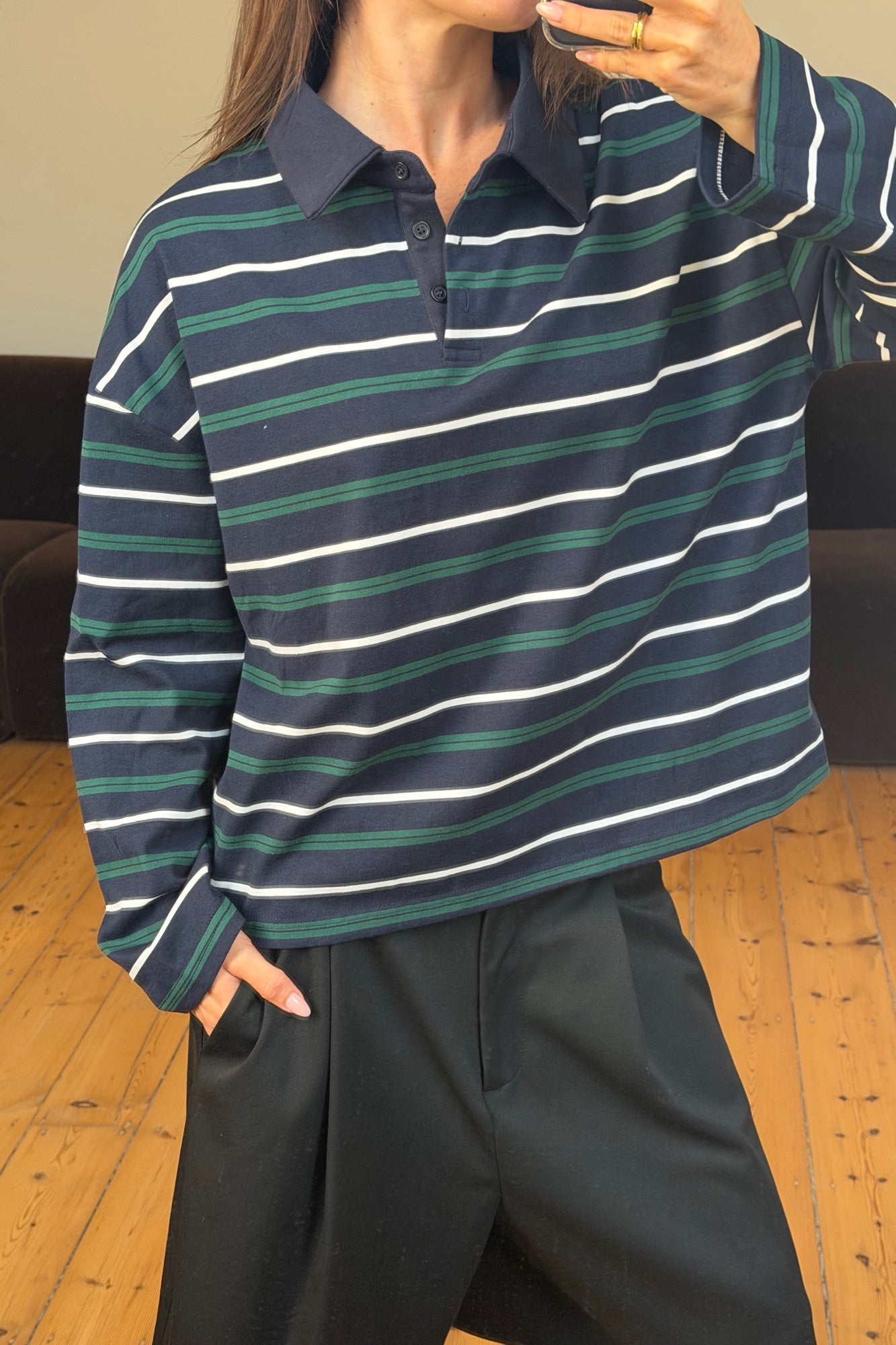Jett Long Sleeve Navy
