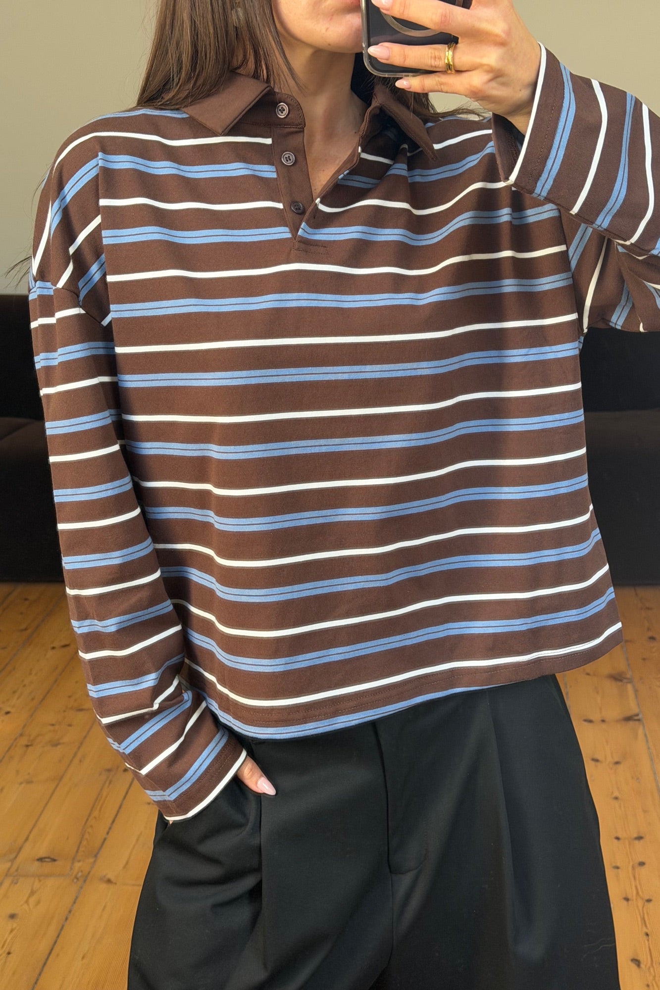 Jett Long Sleeve Chocolate