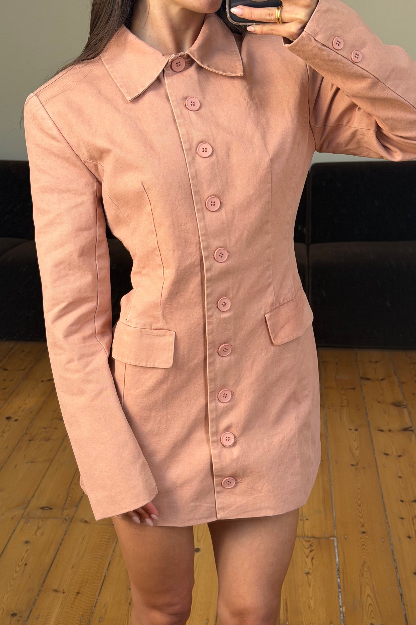 Cheri Mini Dress Rose