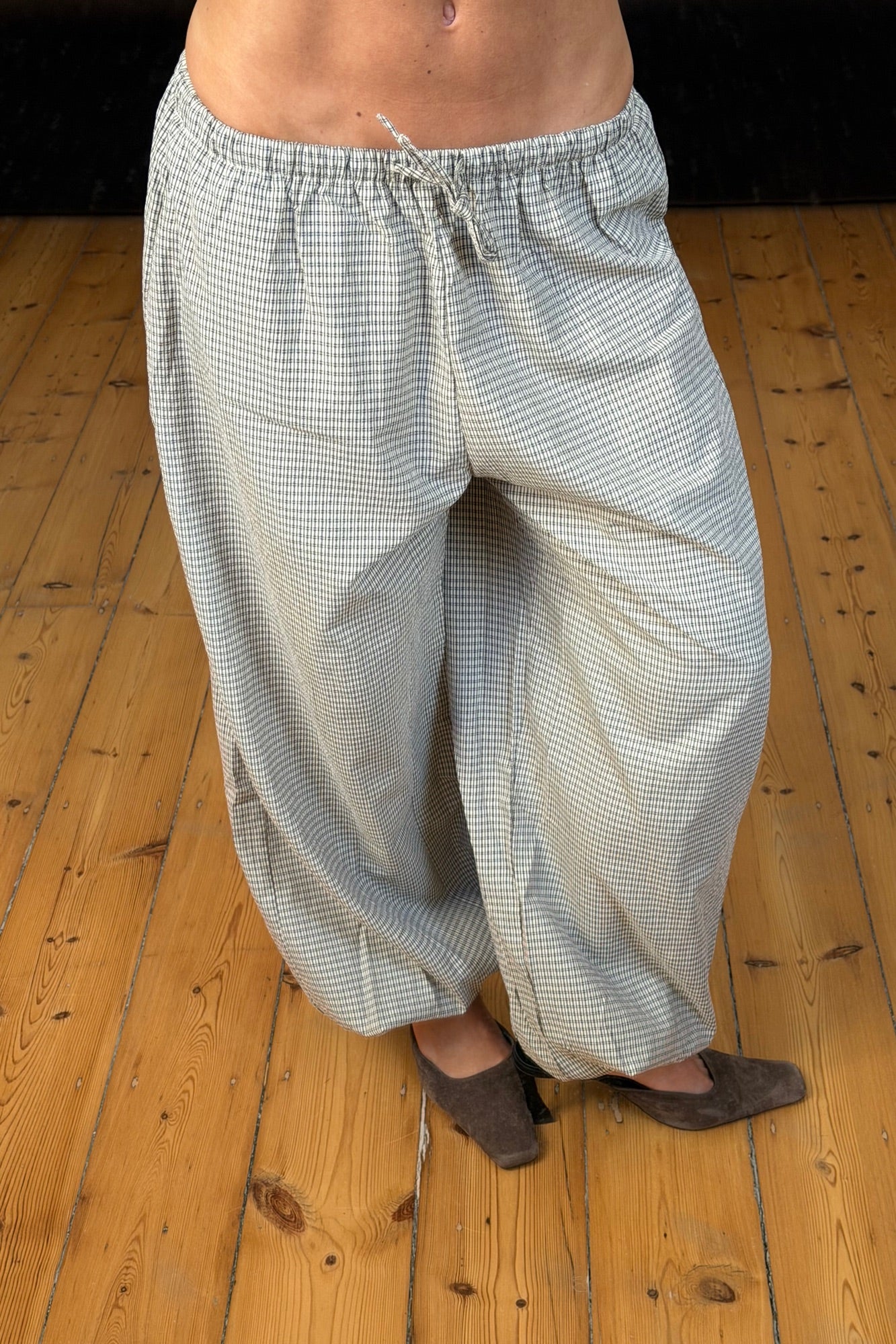 Oasis Pant Beige Check