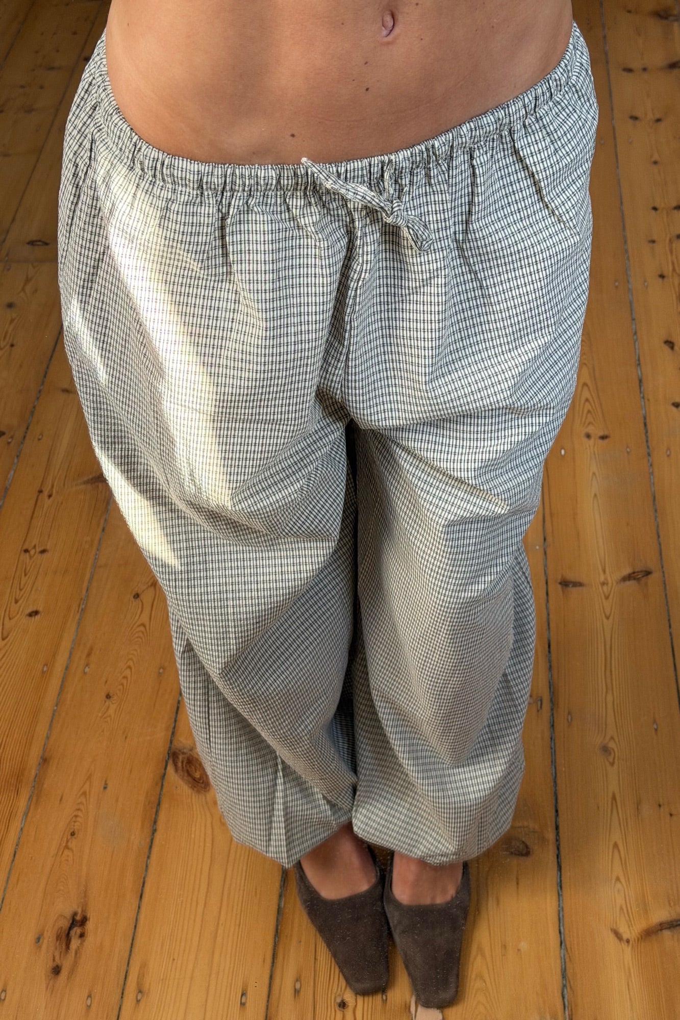 Oasis Pant Beige Check
