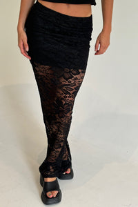 Chantelle Lace Skirt Black