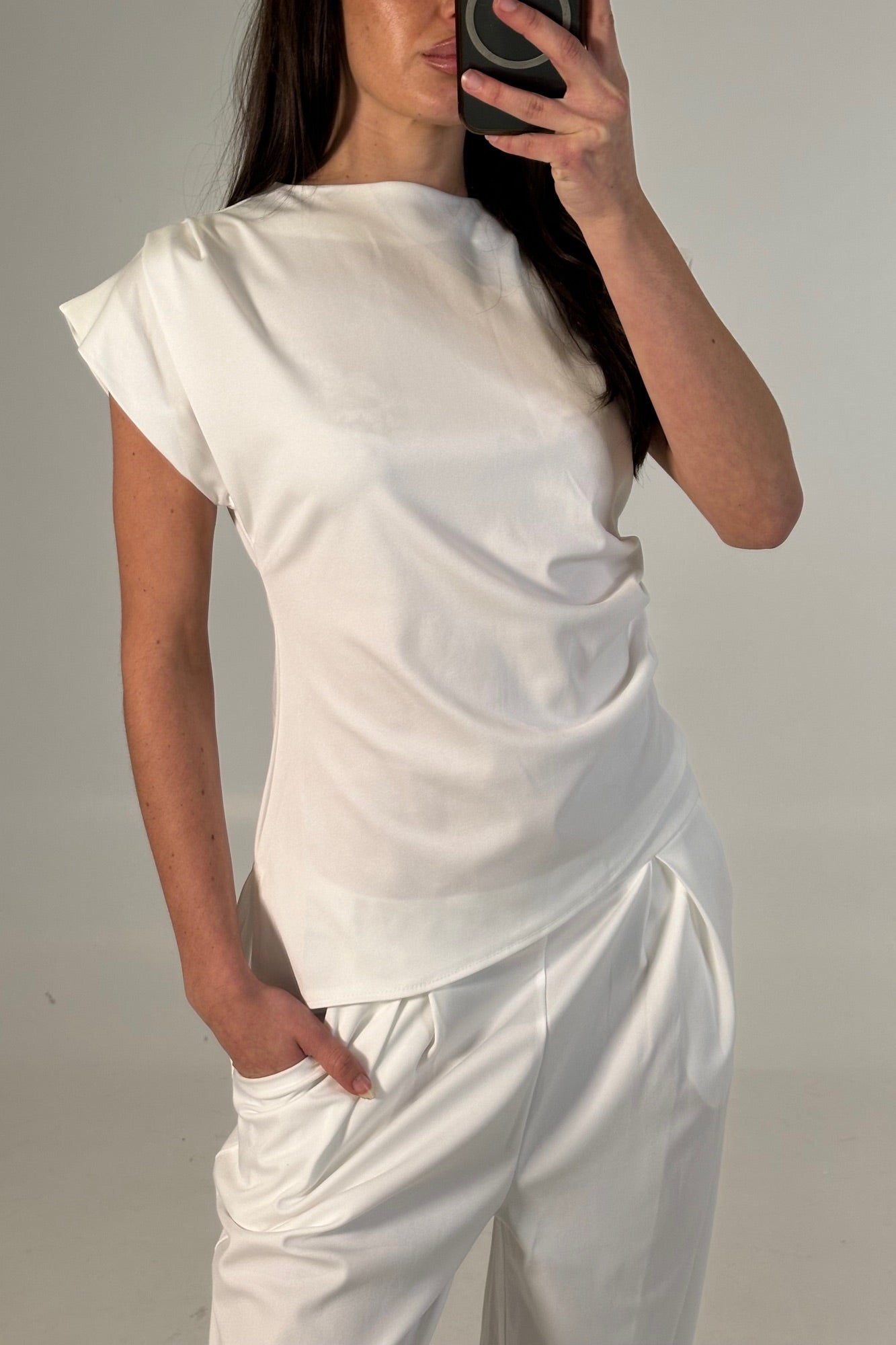 Sara Top White