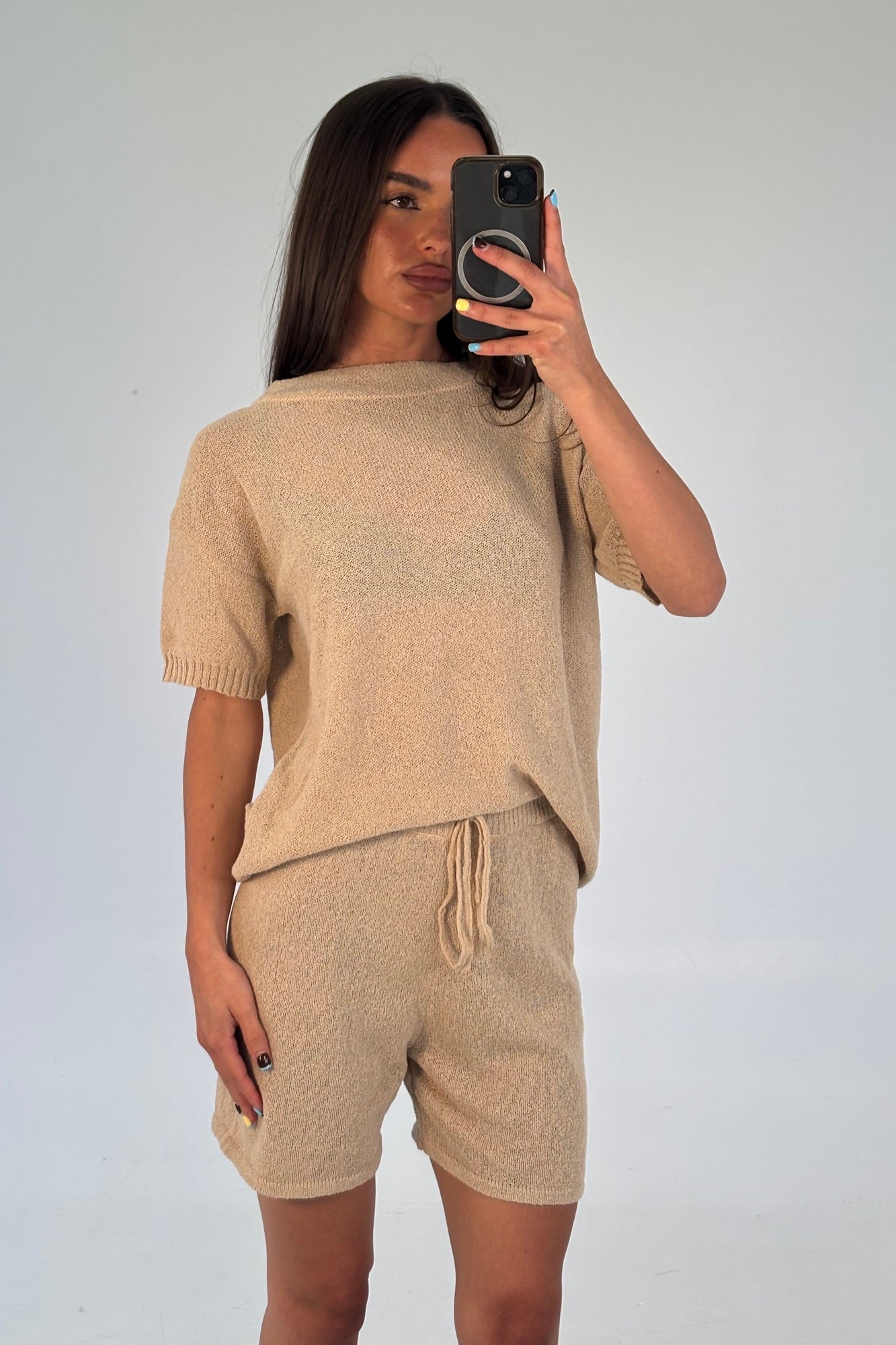 Golda Knit Set Sand
