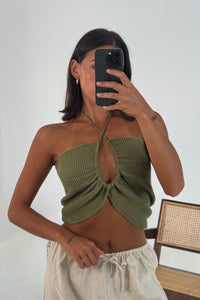 Paloma Crop Khaki