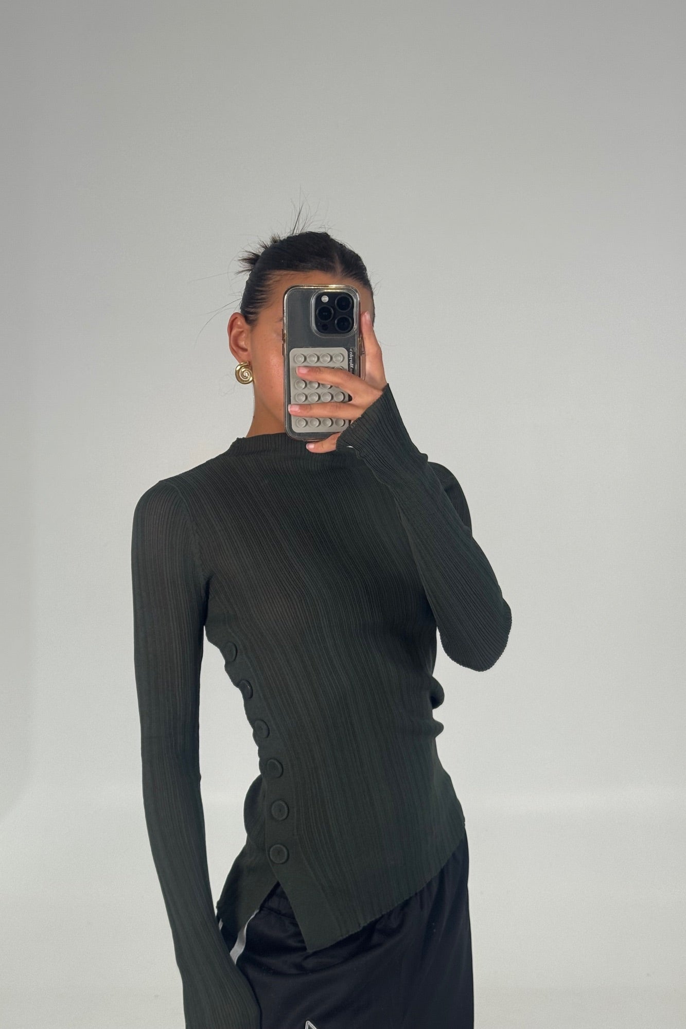 Tyler Sheer Top Emerald